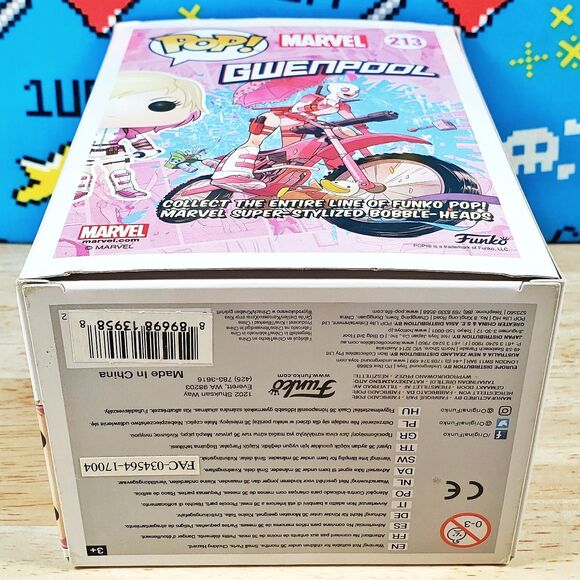 Funko PoP Marvel Unmasked Gwenpool #213 Exclusive Vinyl Figure + Protector - Picture 10 of 10